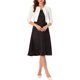 thumbnail image 2 of INSPIRE CHIC Chaqueta de Mujer de Manga 3/4 sin Cuello con Pliegues y Frente Abierto XS Blanco, 2 of 6