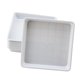 thumbnail image 4 of 10 Uds. Bandejas Para Plantas, Platillos Ligeros Para Plantas Para Interiores, Exteriores, Patio, Balcón, Blanco, 4 of 5