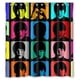 thumbnail image 1 of Cortina de ducha con diseño de estrellas de rock de los Beatles, juego de cortina de baño con ganchos, tamaño 66 x 72 pulgadas, 1 of 3