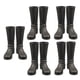 thumbnail image 1 of 5 Pares De 12 '' Figura De Acción Soldado Militar Aficionado Juguetes Botas De Montar Negras, 1 of 5