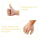 thumbnail image 5 of Paquete de 10 fundas para dedos, férula para pulgar, soporte para dedos, cinta elástica transpirable, protector de compresión para aliviar el dolor, dedo en gatillo, ayuda de compresión para deportes., 5 of 6