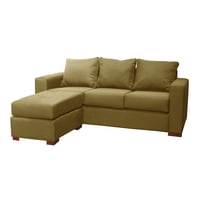 Dkora - Sofá Seccional Lena 3 Cuerpos Beige