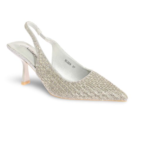 Zapato Taco Plata Andarina