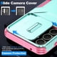 thumbnail image 3 of Funda Resistente para Samsung Galaxy A35 5G con Tapa Deslizante y Protección Militar Verde, 3 of 5