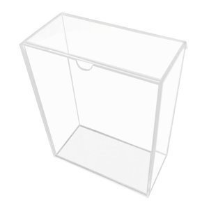 Magideal - Caja De Recuerdos De Acrílico Con Marco De Sombra, Caja De Exhibición De Flores Secas Transparentes Para Habitación De Niños, Flores, Boletos De Viaje