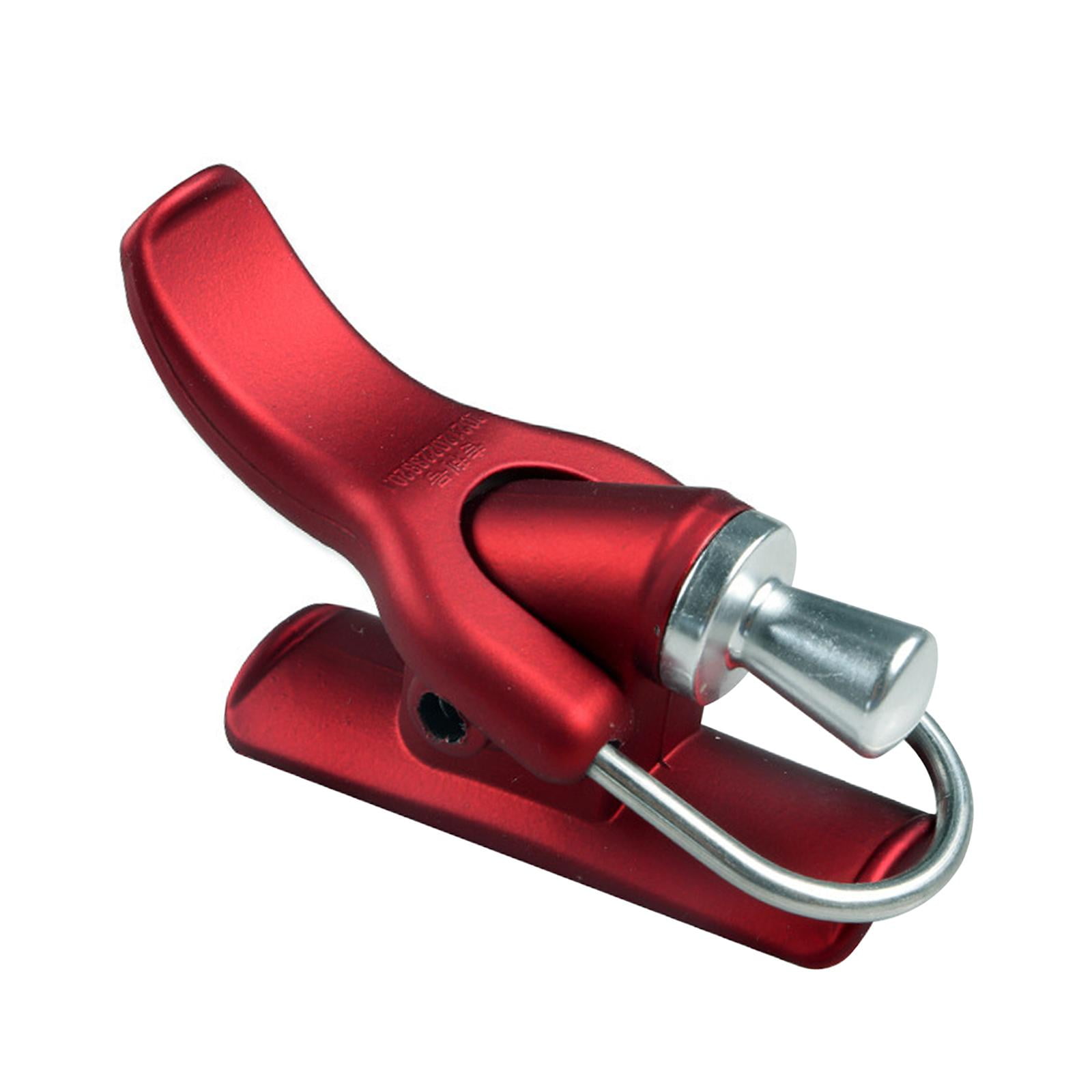 Magideal - Gatillo De Fundición Para Pesca En El Mar, Carrete Fijo, Ayuda Para La Fundición, Protege Los Dedos Y Las Manos, Botón Del Pulgar Para Caña De Playa M Rojo