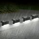 thumbnail image 1 of 4pcs Solar Step Lights, Waterproof Led Solar Lights For Railing Stairs Step Fence Yard Patio And Pathway, Warm White LED Lamp, Outdoor Garden Lights, Waterproof Balcony Deck Light, Night Light, Waterp, 1 of 3