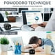 thumbnail image 3 of Timer Pomodoro OORAII giratorio de 5, 25, 10, 50 minutos, negro, paquete de 2, 3 of 9