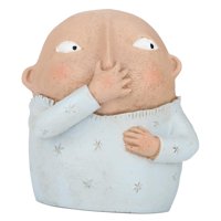 Bothyi - Estatua De Baño Con Nariz, Bonita Figura Vulgar Para Estante, Lavandería, Inodoro