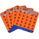 thumbnail image 1 of Bingo Cards Regal Games con obturador en la punta de los dedos, 4 paquetes, color naranja, 1 of 5