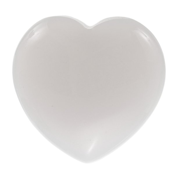 Uxcell Piedra de Cristal Natural en Forma de Corazón, Gema de Amor Pulida Mini de 1.2 Pulgadas, Piedra de Cristal para el Bolsillo, Piedras de Preocupación Grabadas para Regalos de Mujeres, Ágata Gris
