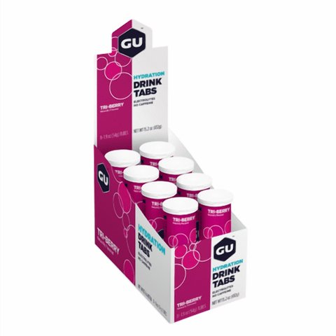 Gu Energy - Gu Box Hydration Drink Tabs, Tri-Berry