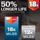 thumbnail image 2 of Filtro de aire del motor K&N Long Life 18,000 millas KNA-2326, 2 of 7