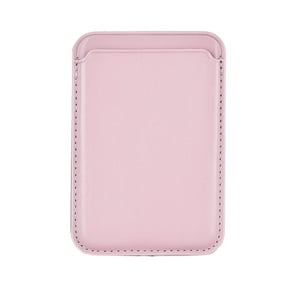 Genérico - Billetera Tarjetero Magnético Para Iphone 12 /13 Rosado Compatible Magsafe
