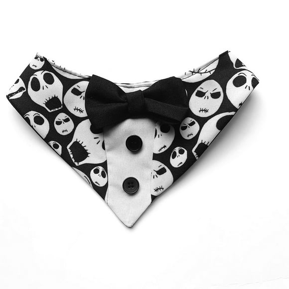 Bandana Disfraz de Halloween para Perros y Gatos Smoking M