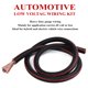 thumbnail image 2 of Cable de batería para automóvil SUNNAREPOON calibre 2, 3,7 m, rojo, kit, 2 of 7