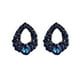 thumbnail image 1 of Aros Pendientes diseño Gota piedras azules, 1 of 2