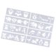 thumbnail image 5 of Plantilla De Dibujo Para Diario De 8 Estilos, Juego De Plantillas Para álbum De Recortes, Tarjeta DIY, Animal, 5 of 5