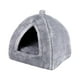 thumbnail image 3 of Cama Cueva De Felpa Cama Para Mascotas Cama Para Dormir Para Conejos Animales Pequeños Gatito Cachorro Gris M, 3 of 5