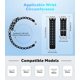 thumbnail image 2 of Correa de silicona Astorgos 180-215 mm para Apple Watch, 2 of 7