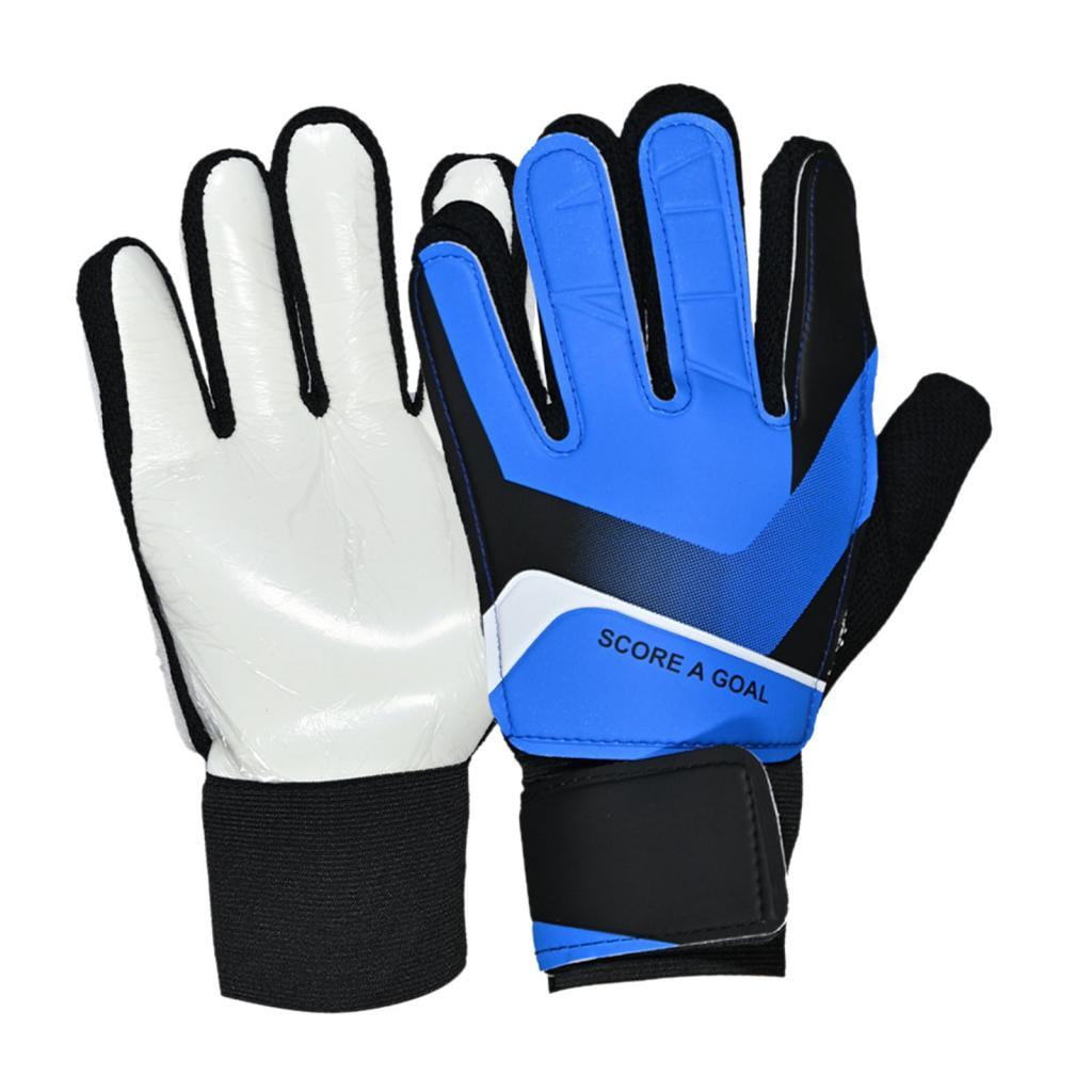 Ioensy - Guantes De Portero Antideslizantes Para Fútbol, Para Deportes De Pelota, Fútbol, Talla 5, Color Azul