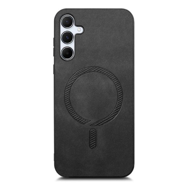 Magnetic Slim Case for Samsung Galaxy A35 with Camera Guard & Anti-Scratch Back Black
