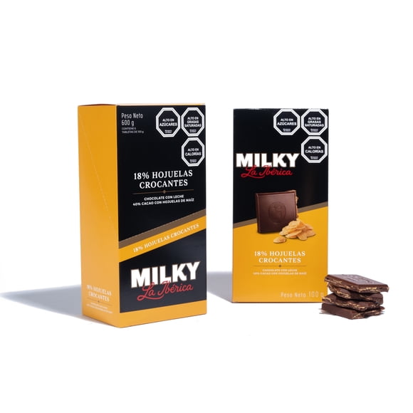 Pack X 6 Milky Hojuelas Crocantes 100g La Ibérica