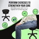 thumbnail image 5 of Taburete Wobble autoequilibrado con rotación de 360°, ligero (L), 5 of 8