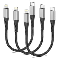 Cable Usb C A Lightning Umefly De 1 Pie, Paquete De 3 Unidades, Certificado Mfi