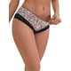 thumbnail image 5 of INSPIRE CHIC Bragas de mujer con encaje, estampado de leopardo, ultrafinas, de tiro medio, elásticas, ligeras y transpirables, talla L, marrón claro, 5 of 5