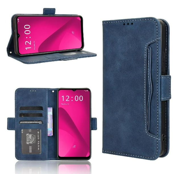 Funda Tipo Billetera FOXDOCK para T-Mobile T Phone 2 5G – Tapa Flip con Tarjetero