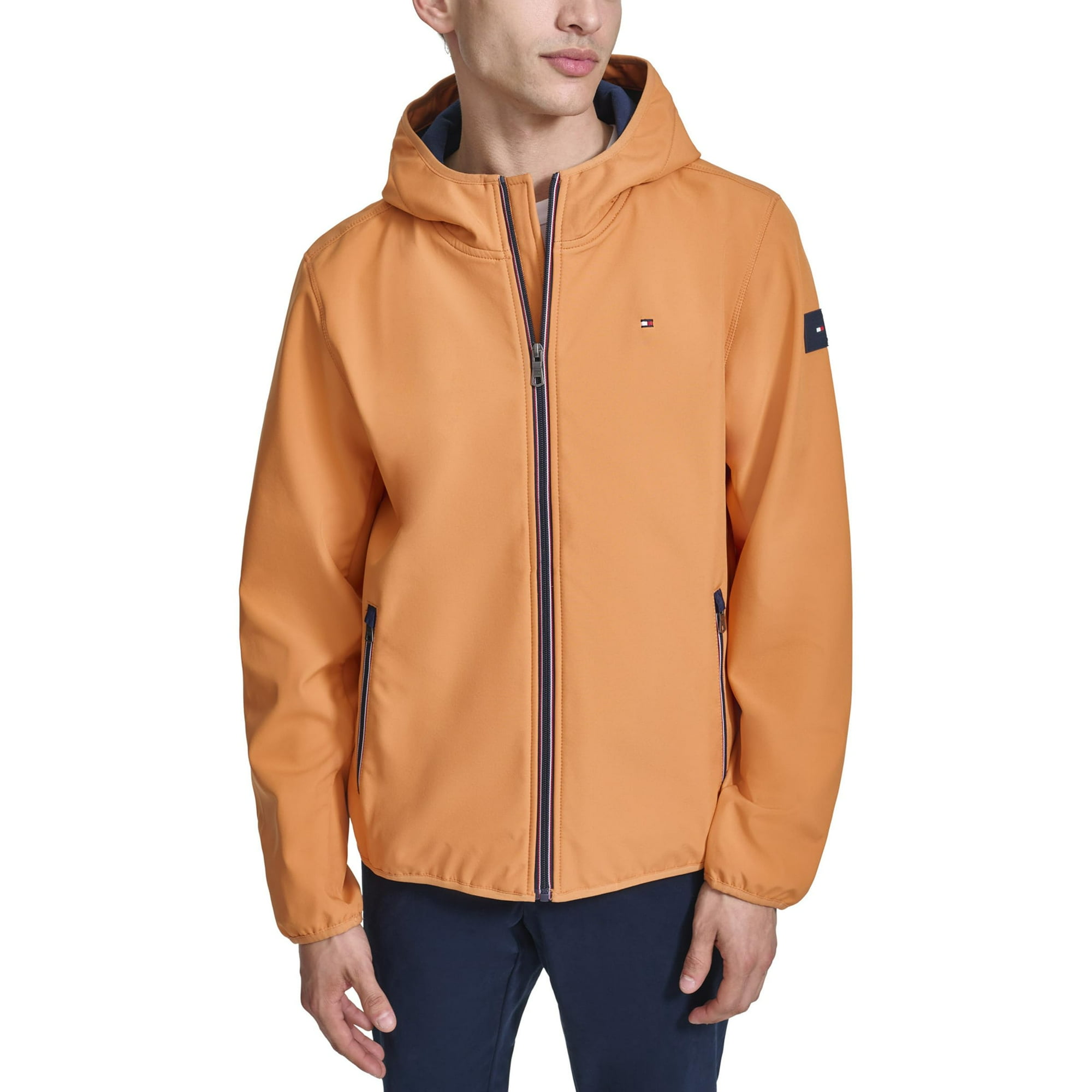 Chaqueta Tommy Hilfiger Performance Soft Shell Con Capucha Para Hombre