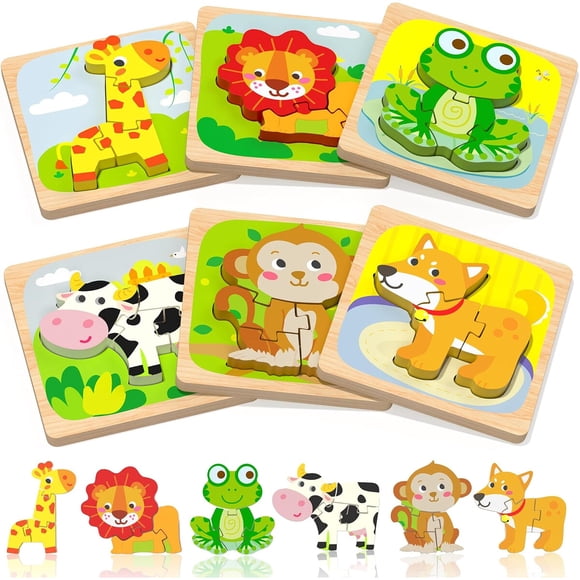 Rompecabezas Infantil Benresive de Madera Montessori
