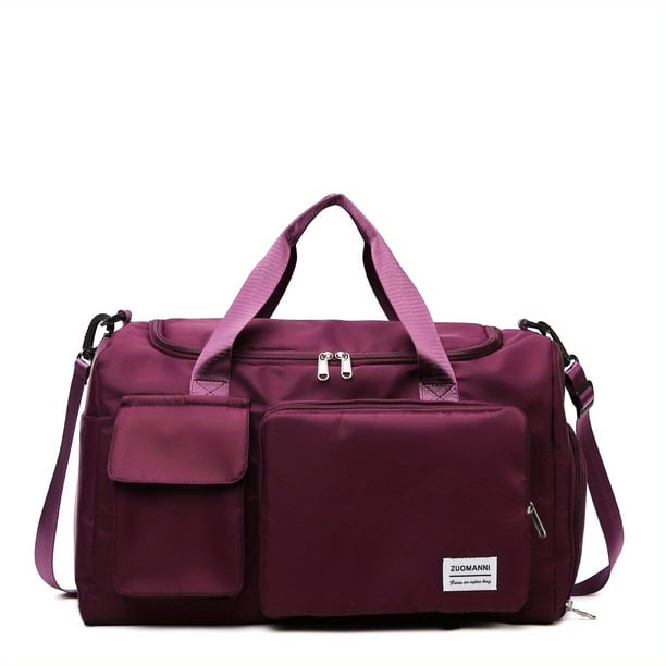 Large Capacity Tote Storage Pouch, Lightweight Waterproof Sports Yoga Bag, Portable Travel Crossbody Bag