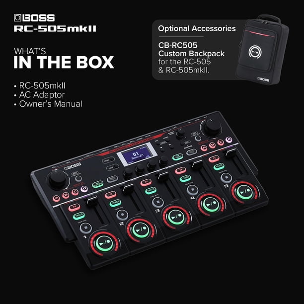 Loop Station BOSS RC-505mkII con 5 pistas estéreo y efectos | Lider