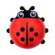 thumbnail image 1 of 1pc Creative Ladybug Toothbrush Holder - Powerful Suction Cup Toothbrush Box and Toothpaste Holder - Removable Wall Hanging Shelf for Bathroom Organization, 1 of 4