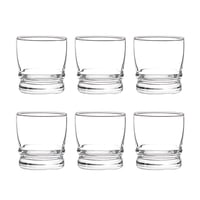 Cristar - Display 6 Vasos Bajos Madeira Rock 304Cc Tragos Jugos