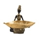 thumbnail image 2 of Adorno De Resina Con Caja De Almacenamiento Estatua De Mujer Africana Para Escritorio De Sala De Estar, 2 of 5