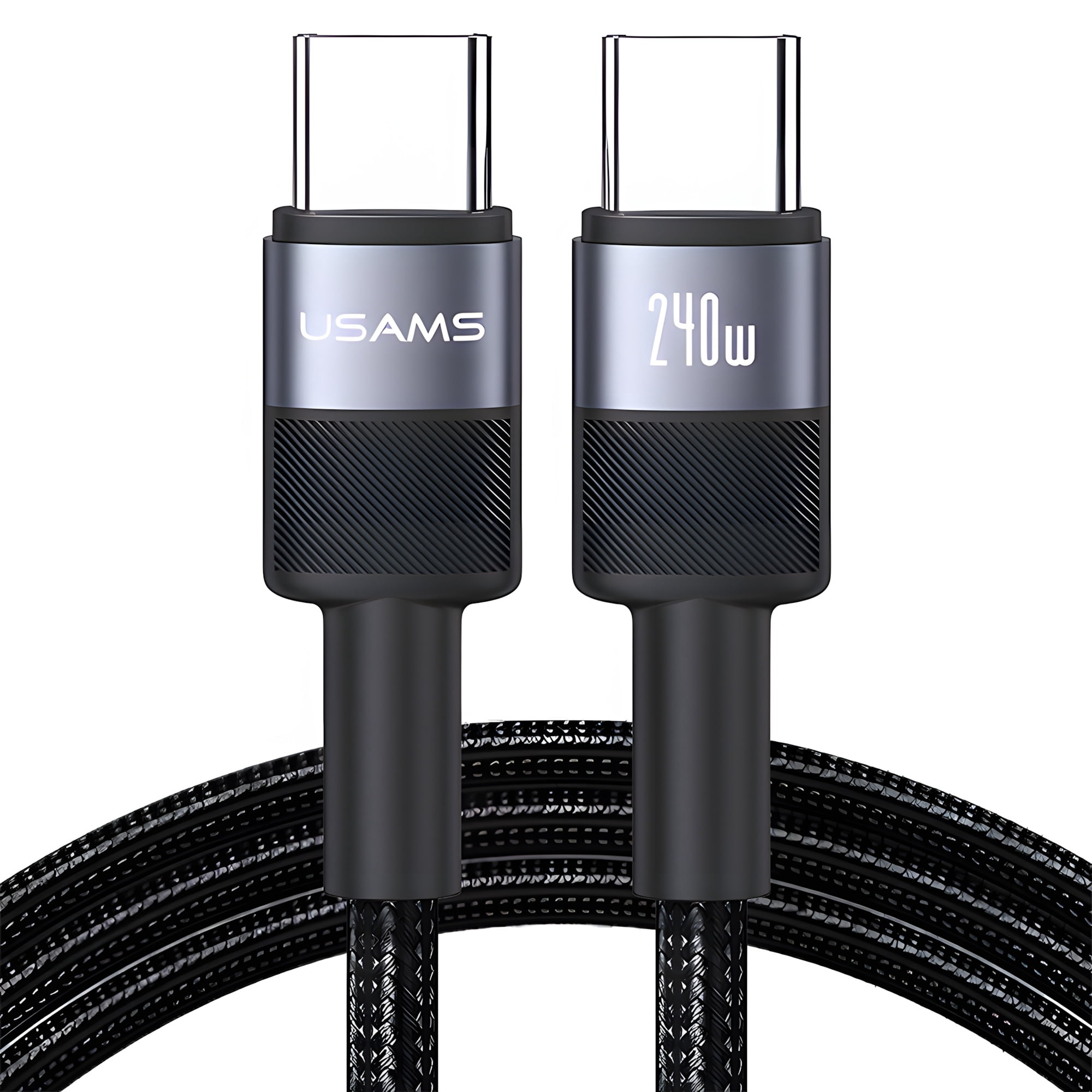 Usams - Cable Usb Tipo C A Usb Tipo C Para Iphone 15 16 17 Samsung 240w 1,2m Sj727