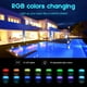 thumbnail image 2 of Luz LED sumergible, paquete de 4 luces LED impermeables con control remoto RGB que cambian de color, decoración para estanques, jarrones, piscinas y acuarios., 2 of 5