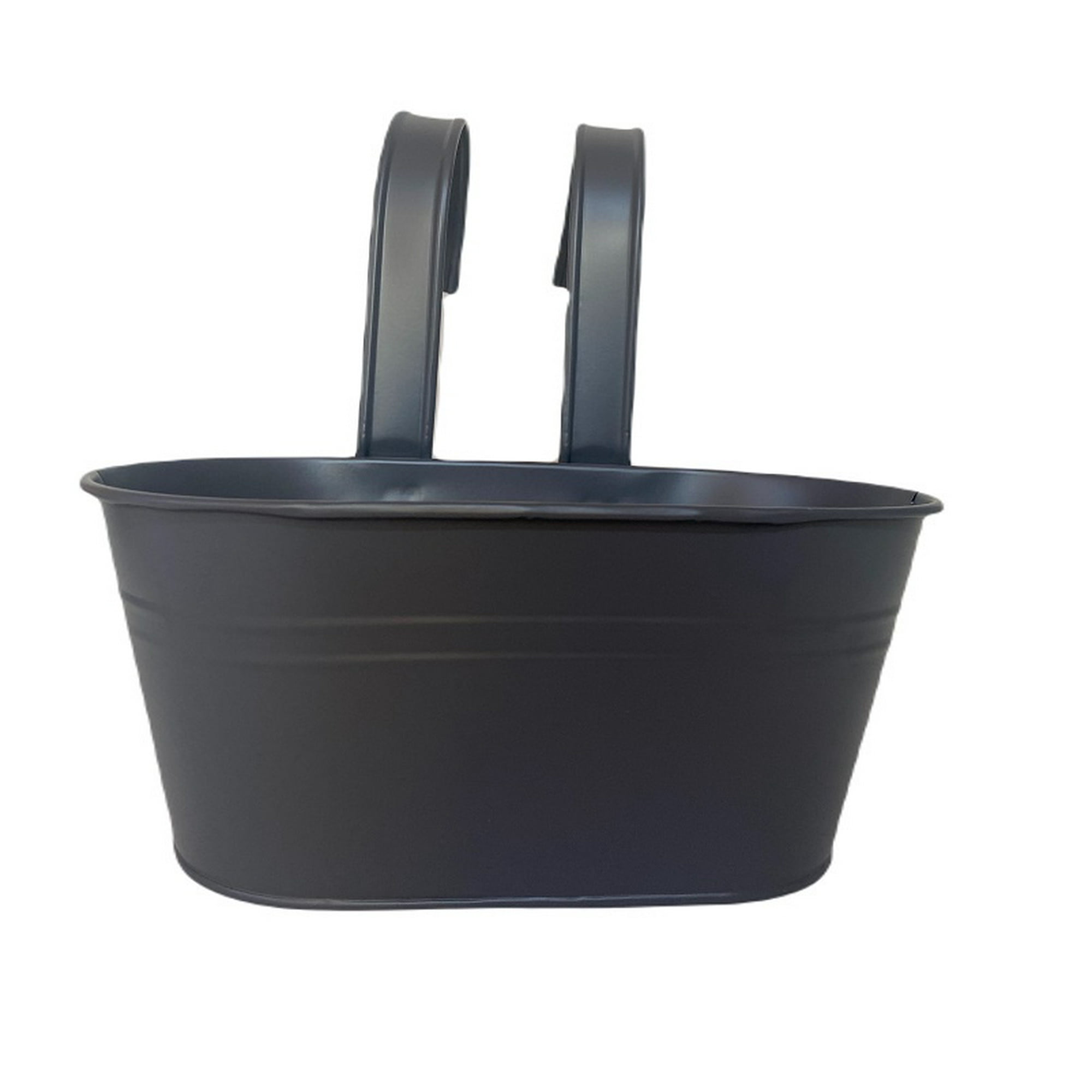 Decogreen - Colgante Doble Metalico Negro