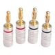 thumbnail image 5 of 4 Conectores Banana De 4 Mm Para Sistemas De Sonido Con Receptor De Audio., 5 of 5