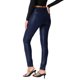thumbnail image 3 of CURVY GLAM Pantalones de Cuero Sintético para Mujeres de Cintura Alta Ajustados y Elásticos Estilo Motociclista Leggings Talla L Azul, 3 of 6