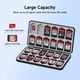 thumbnail image 2 of Estuche para tarjetas de juego Switch de 24 ranuras compatible con juegos de Switch y tarjetas micro SD, organizador de juegos adecuado para tarjetas de juego Switch, Lite y OLED, color negro., 2 of 5