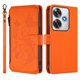 thumbnail image 2 of Funda Cartera Mariposa para [Xiaomi Poco F6] con Soporte y Cremallera Naranja, 2 of 6