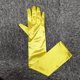 thumbnail image 1 of suxuMhao Guantes de Satén Formales, Guantes de Noche de Media Longitud 15x3.54 Pulgadas, 3 Pares Amarillos, Guantes de Etiqueta para Baile, Boda, Fiesta, Elegantes Guantes de Satén para Ocasiones, 1 of 2