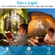 thumbnail image 5 of Ventilador de camping SMART EGG 2 en 1 portátil recargable con luz, 5 of 8