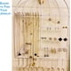 thumbnail image 2 of Organizador colgante para joyas, organizador de metal blanco para collares y pendientes, estantería para guardar joyas, pulseras, collares y pendientes, torre para joyería, C0079, 2 of 7