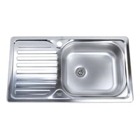 Taumm - Lavaplatos Simple Empotrado 80X44 Cm Secador Izquierdo