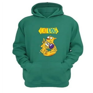 Genérico - Polerón Canguro Cat Dog Verde Aguamarina Talla Xl Unisex